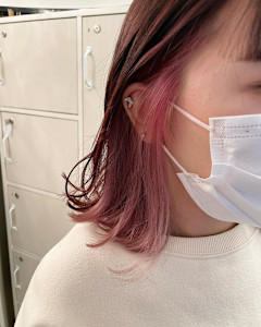 ダスティーピンク/コーラルピンク/インナーカラー - ACT harajuku掲載