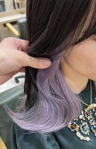 インナーカラー/イヤリングカラー/ラベンダーカラー/ホワイト - ACT harajuku掲載