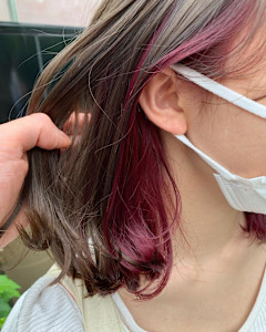 ピンクパープル＆グレージュ　インナーカラー - ACT harajuku掲載