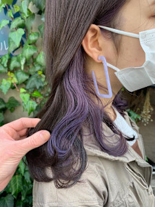 インナーカラー　ラベンダーカラー - ACT harajuku掲載