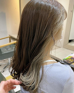 インナーカラー×ミルクティーグレージュ - ACT 十条店掲載