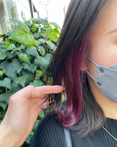 ピンクパープル×パープルカラー　インナーカラー - ACT 仙川店掲載