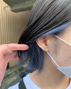 クリアブルー×インナーカラー - ACT 仙川店掲載