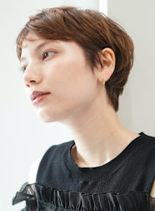 ショート・ボブ/白髪ぼかし/ハイライト/絶壁解消/40代