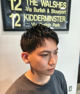 2ブロックスパイキーショート - メンズサロン West Side Cut Club　 メンズカット/メンズパーマ/眉毛掲載