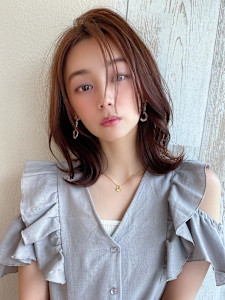 30代40代に人気後れ毛がかわいいくびれヘアシャギーレイヤー - AFLOAT/L 錦糸町【アフロートエル】掲載
