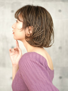 前下がりショート・ボブ/絶壁解消/前髪あり/40代/30代 - INCEPTION  GINZA 銀座掲載