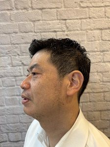 アイロンパーマでふわっと感と