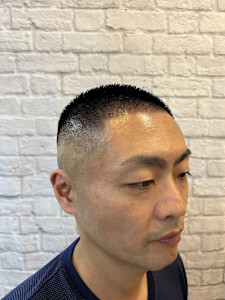 さっぱりボウズスキンフェード！！【新宿/理容室/バーバー】