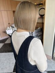 切りっぱなしボブ - SHAMPOO BOY 宮崎柳丸店掲載