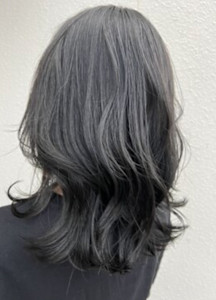 韓国風暗髪ミディ｜レイヤー【盛岡/本宮】