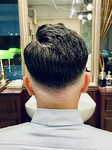 【40代 男性】ロンドン七三スキンフェード（大宮/バーバー）