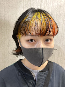 ダブルカラー/ベージュ/ケアブリーチカラー/インナーカラー - LORE福岡天神本店 インナーカラー特化型美容室ブリーチ・インナーカラー美容室掲載