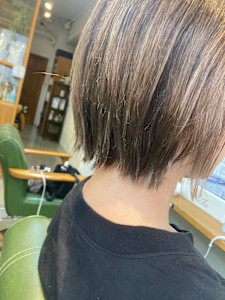 白髪ぼかしハイライト×スタイル - ポワル理美容室掲載