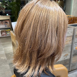 ウルフカット×ミルクティーベージュ - EARTH/A 三鷹店掲載