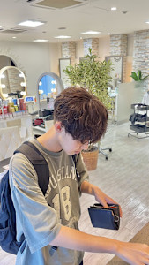 メンズシャドウパーマツーブロメンズパーマ - CREA掲載