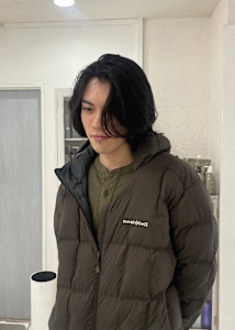 メンズミディアムパーマ