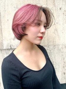 【HIROHUMI】ブリーチデザインカラー×ショートヘア