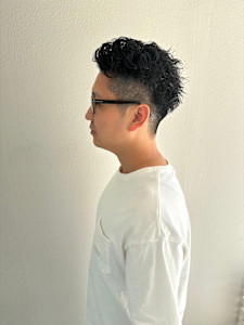 30代メンズ/ピンパーマ/ベリーショート - GOTTO FLOW掲載