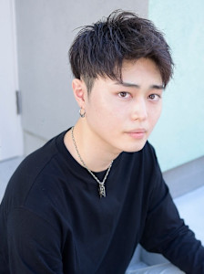 アップバング×ツーブロック - beauty:beast 段原店掲載