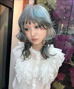 エンドカラー　デザインカラー　ハイトーン　原宿/表参道 - Null 原宿店 デザインカラー/ダブルカラー掲載