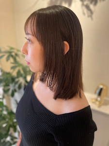 お顔まわりレイヤー - Lei hair ＆ relax掲載