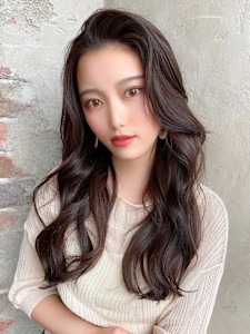 暗髪でも出せるこなれ感フェイスレイヤー×ナチュラルセミロング - AFLOAT/L 錦糸町【アフロートエル】掲載