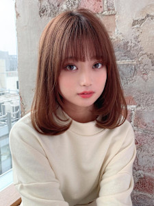 シースルーぱっつん前髪で結んでかわいいフェイスレイヤー - AFLOAT/L 錦糸町【アフロートエル】掲載