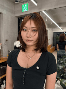 ミディアムレイヤー/顔まわりレイヤー/レイヤーカット - nalu.掲載