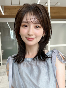 30代40代に人気後れ毛がかわいいくびれヘアシャギーレイヤー - AFLOAT/L 錦糸町【アフロートエル】掲載