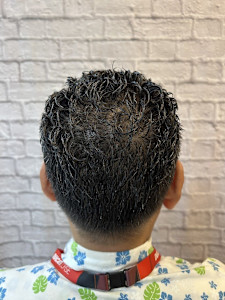 オールバックパーマ×6mm刈り上げ！