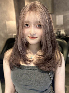 《巴結生》ローライト/デザインカラー/ミルクティーベージュ - elu by lovis掲載