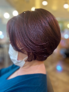 ツヤツヤショートボブ