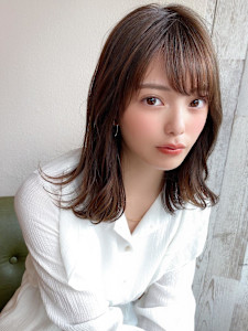 2wayバングでイメチェン顔まわりレイヤーのくびれヘアが人気 - AFLOAT/L 錦糸町【アフロートエル】掲載