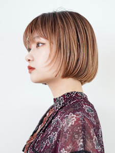 前下がりショート・ボブ/絶壁解消/前髪あり/40代/30代 - INCEPTION  GINZA 銀座掲載