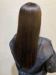髪質改善酸性ストレート - 半個室型美容室 Sourire 今宿店掲載