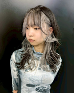 インナーカラー　デザインカラー　ハイトーン　原宿/表参道 - Null 原宿店 デザインカラー/ダブルカラー掲載