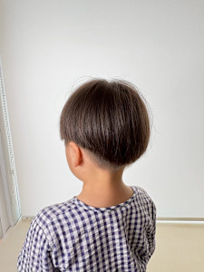 ナチュラルマッシュキッズカット☆