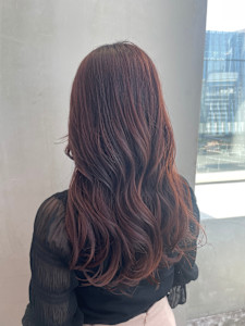 20代/30代/40代/うる艶カシスブラウン/ロングレイヤー - YuGO HAIR 勝どき店掲載