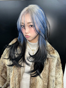 エンドカラー　デザインカラー　ハイトーン　原宿/表参道 - Null 原宿店 デザインカラー/ダブルカラー掲載