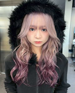 エンドカラー　デザインカラー　ハイトーン　原宿/表参道 - Null 原宿店 デザインカラー/ダブルカラー掲載