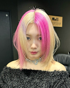 セクションカラー　デザインカラー　ハイトーン - Null 表参道本店 デザインカラー/ダブルカラー掲載