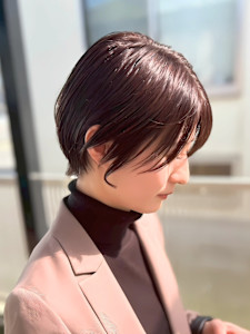 キレイめ大人ショート/モカブラウン - Ve-nus 宇品店掲載