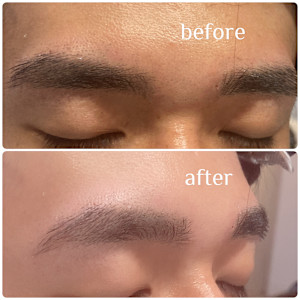 ナチュラルアーチ眉毛【高田馬場　眉毛Wax出来るヘアサロン】