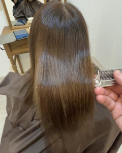 プレミアム縮毛矯正+カラー - 半個室型美容室 Sourire 野芥店掲載