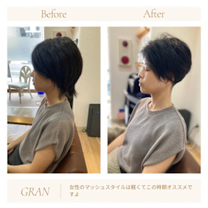 お客様髪質改善データ1895（ベリーショートカット） - Grand × AtlierDonguri掲載
