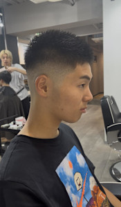 海志/ボウズフェード/スキンフェード/短髪/大宮