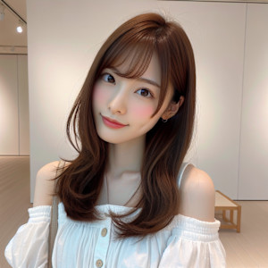 ★韓国艶髪大人かわいい小顔フェザーバングショコラアッシュヘア - hairs BERRY 大橋店掲載