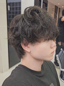 無造作シャドウパーマ