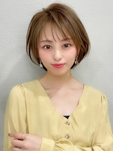 30代40代に人気の大人かわいい前髪ありのくびれショート - AFLOAT/L 錦糸町【アフロートエル】掲載